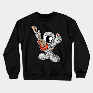 Astronaut Guitarist Crewneck Sweatshirt